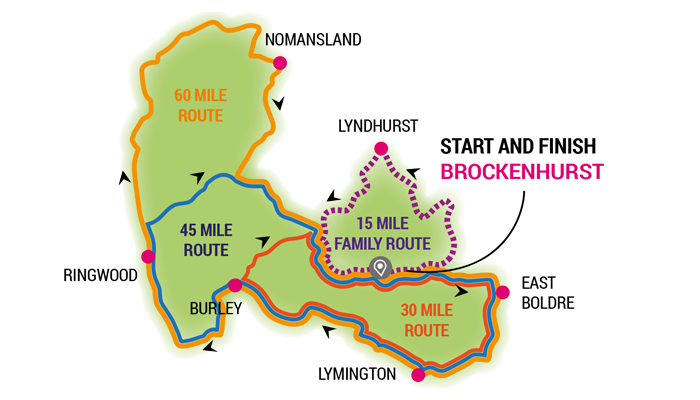 New Forest Bike Trails Map Bike Events Online